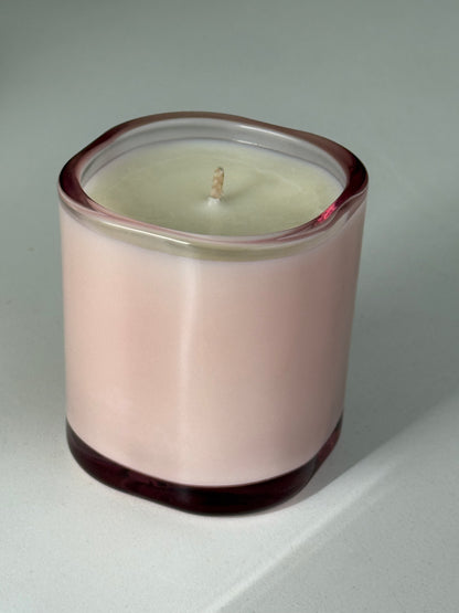 Pink Cube Candle 250g