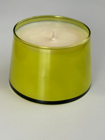 Olive Green Round Candle 550g