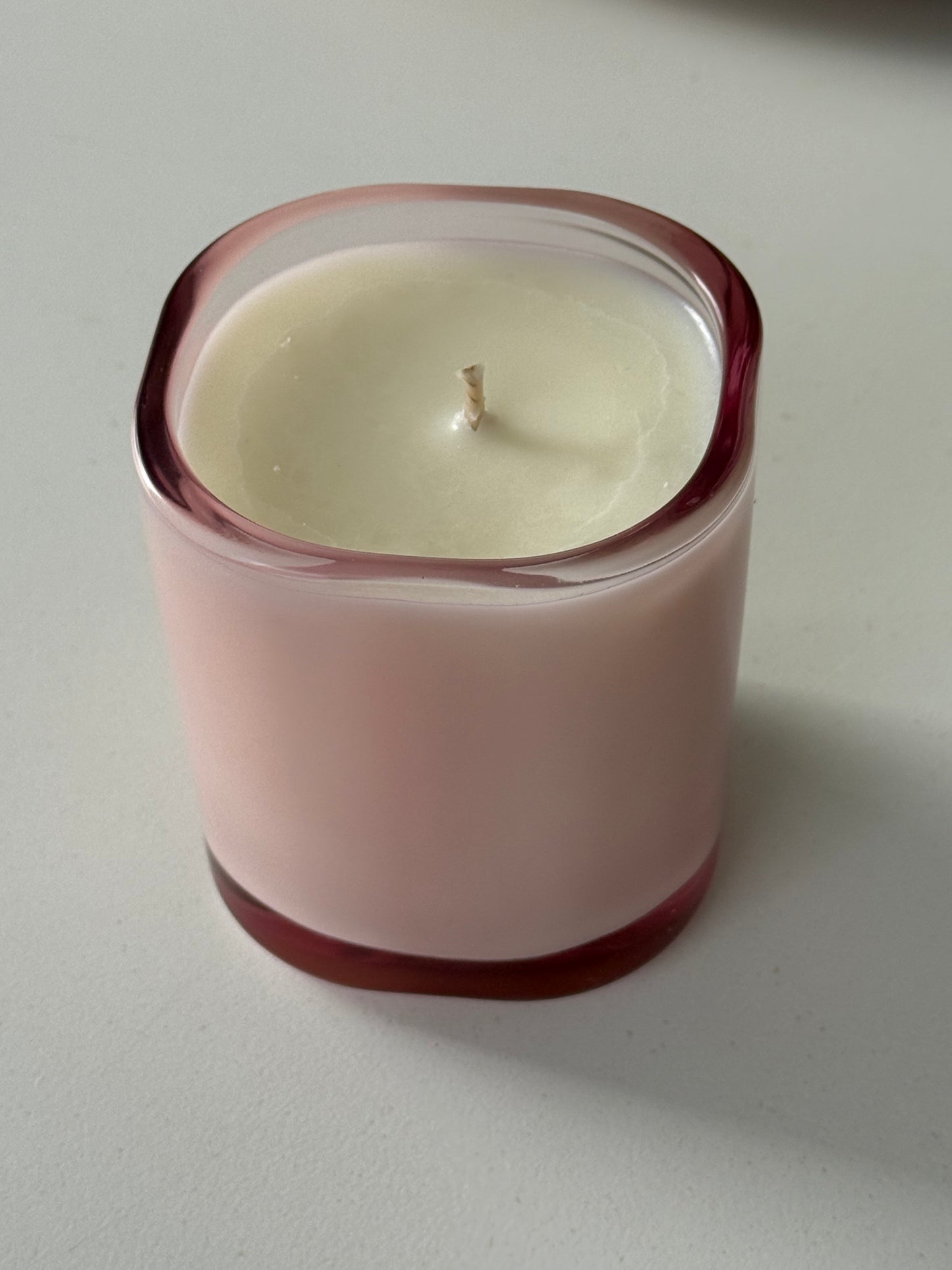Pink Cube Candle 250g